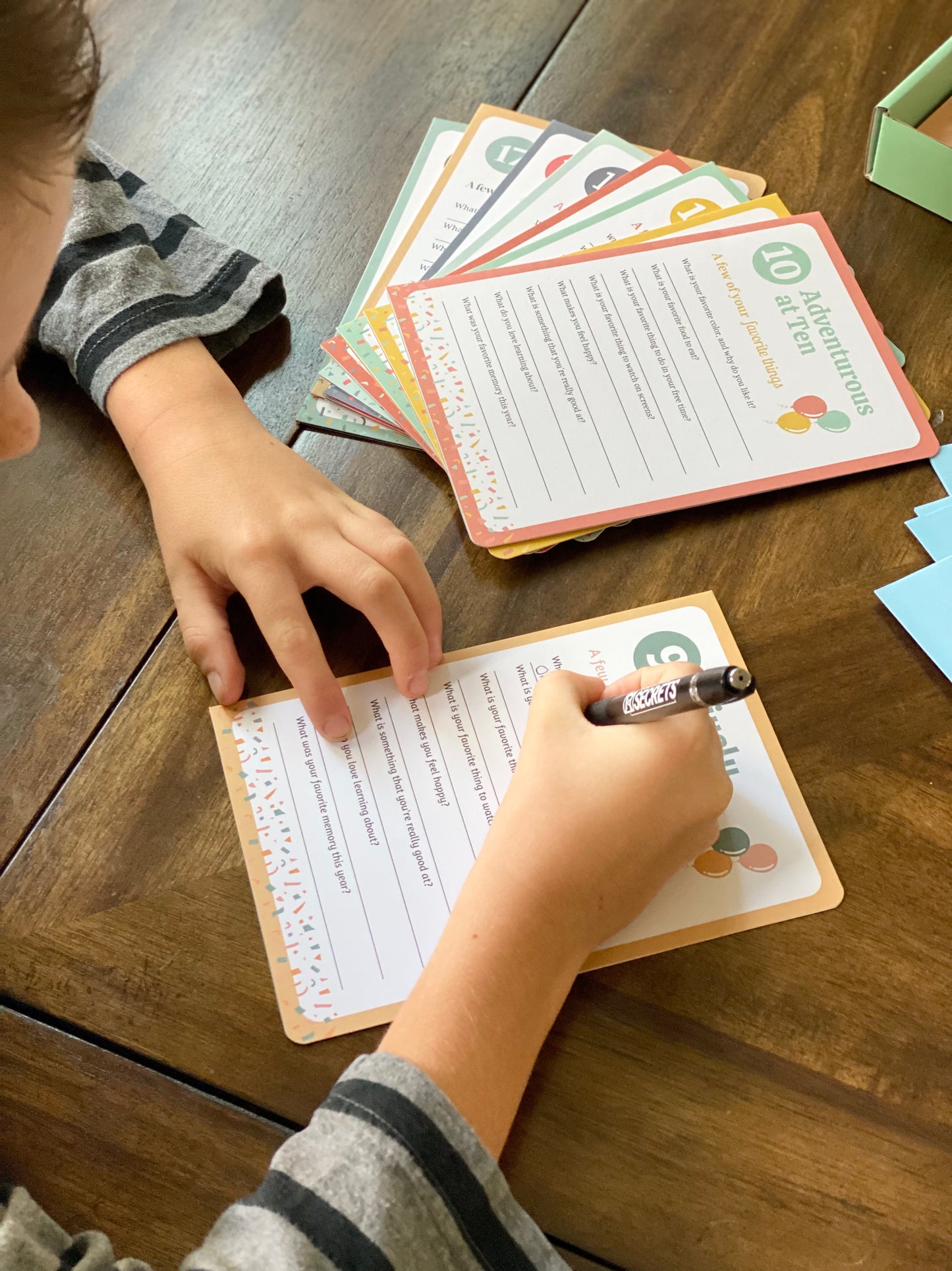 Birthday Interview Cards