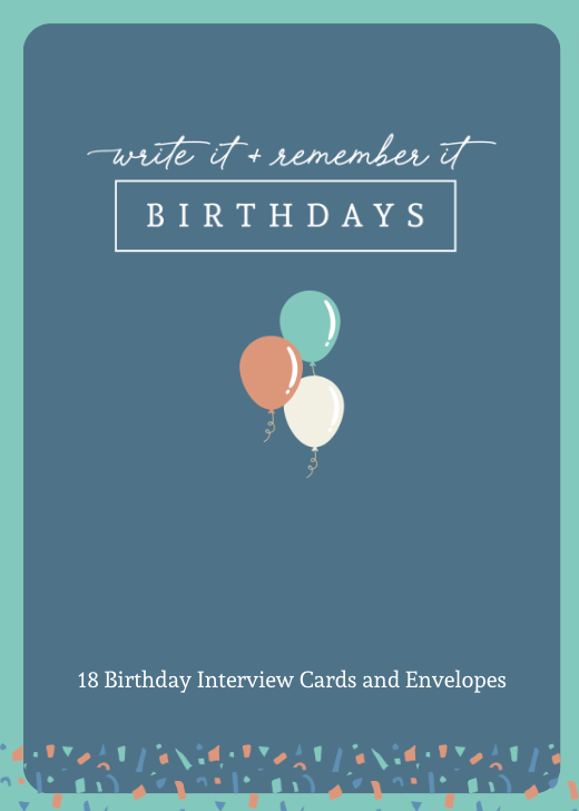 Birthday Interview Cards