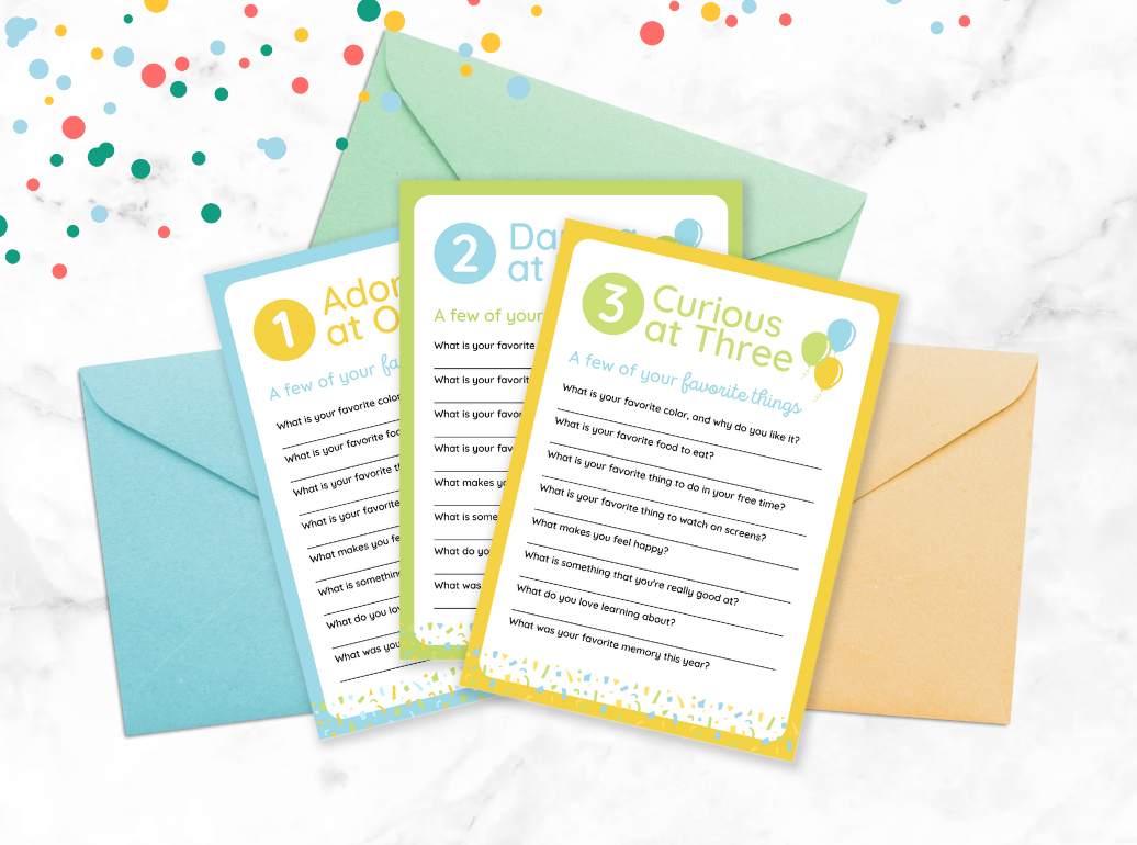 Birthday Interview Cards