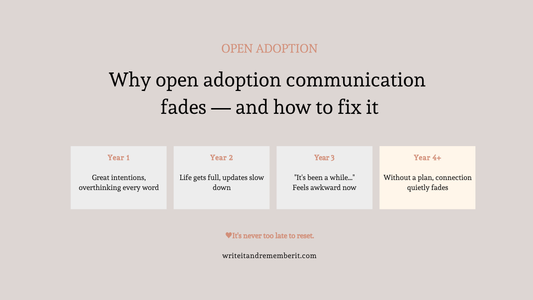 Why Open Adoption Communication Fades (And How to Fix It)