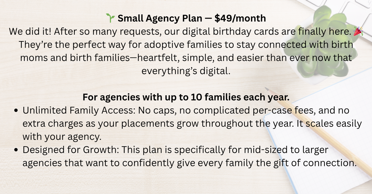 Digital Cards That Connect (Up to 10 Families)