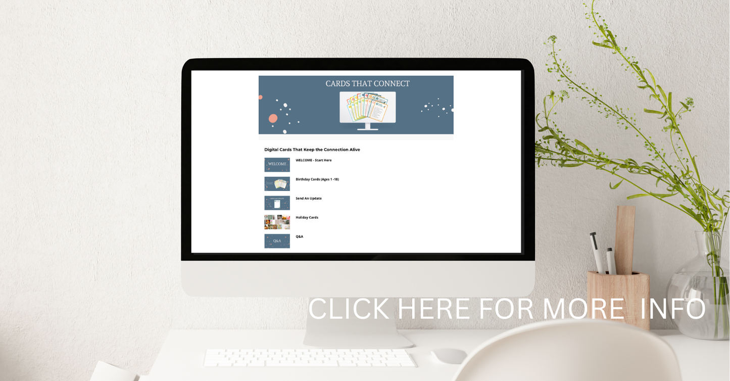 Digital Cards That Connect (Up to 10 Families)
